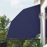 Balcony Privacy Screen 210 x 210 cm Polyester Navy Blue 42000933