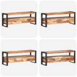 321551 TV Cabinet 120x35x45 cm Solid Wood with Honey Finish