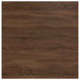 Coffee Table with Drawers Brown Oak 70.5x70x40 cm 3328414