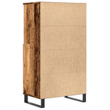 Highboard Old Wood 60x36x110 cm Engineered Wood 857460