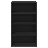 Highboard Black 70x41x124 cm Engineered Wood 846405