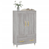 Highboard Grey Sonoma 69.5x31x115 cm Engineered Wood 830306