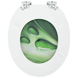 Soft-Close Toilet Seat 2 pcs Green Drop 44 x 38 cm MDF board 3414544
