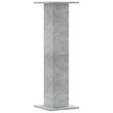 Plant Stands 2 pcs Concrete Grey 30x30x95 cm Engineered Wood 3307876