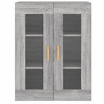 Wall Mounted Cabinets 2 pcs Grey Sonoma Engineered Wood 3197903