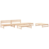 5 Piece Garden Lounge Set Solid Wood Pine 3186599