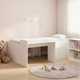 Kids'High Bed Frame with Desk White 80 x 200 cm 3422643