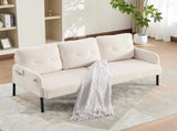 GOMYWAY Oversized Loveseat, Modern & Plush Double-seater Sofa, Corduroy Upholstered Couch, Cozy W2678P422283
