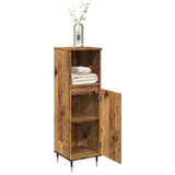 Bathroom Cabinet Old Wood 30x30x100 cm Engineered Wood 857205