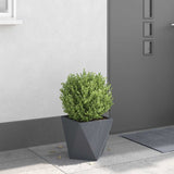 Planter Anthracite 30 x 30 x 30 cm Steel 883812