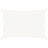 Sunshade Sail HDPE Rectangular 4x6 m White 43017