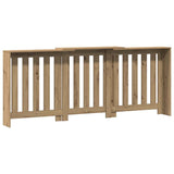 Radiator Cover Artisian Oak 205x21.5x83.5 cm Engineered Wood 852770