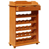 Wine Rack Brown 58 x 28 x 90 cm Solid Pine Wood 4012190