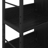 Bookshelf Black Oak 82 x 32 x 112 cm Engineered Wood 883988
