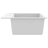 Granite Kitchen Sink Single Basin White 144863