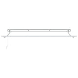 Awning Frame Manual Adjustable White 3.5 x 2 m Steel 42002524