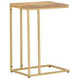 ZNTS Side Table 35x45x65 cm Solid Mango Wood 286400
