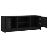 TV Cabinet Black 102x30x37.5 cm Engineered Wood 823254