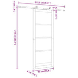 Sliding Door ORKDAL Natural 93 x 232 cm 3332151
