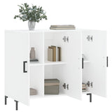 Sideboard White 90x34x80 cm Engineered Wood 828108