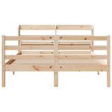 Bed Frame with Headboard without Mattress 120x190 cm Small Double 3306672
