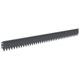 Lawn Edging 30 pcs 103 x 10 cm Steel Anthracite 8008332