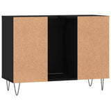 Bathroom Cabinet Black 80x33x60 cm Engineered Wood 831629