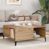 Coffee Table Artisan Oak 80 x 80 x 36.5 cm Engineered Wood 881184