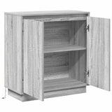 LED Sideboard for Grey Sonoma 71 x 34.5 x 75 cm 869647