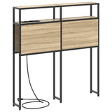 Storage Headboard with Shelf Sonoma oak 100 cm Engineered wood 859736