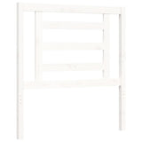 Bed Frame without Mattress White 90x200 cm Solid Wood Pine 3192867