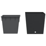 Planter with Removable Inner Anthracite 37 / 64 L PP Rattan 364681