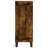 Sideboard Smoked Oak 34.5x34x90 cm Engineered Wood 830473