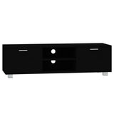 TV Cabinet Black 140x40.5x35 cm Engineered Wood 342624