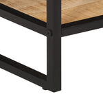 Console Table 100x35x70 cm Solid Rough Wood Mango 374075