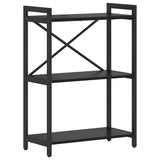 Bookshelf Black Oak 60 x 30 x 85 cm Engineered Wood 868395