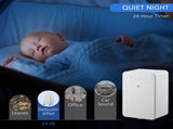 2000mL Portable Dehumidifier with Air Purifier, 24H Timer, 5 Modes, 10L/Day, for Home Laundry, White T3398P342286