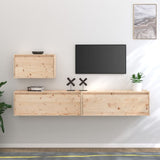 TV Cabinets 3 pcs Solid Wood Pine 3100274