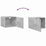 Wall Cabinet Concrete Grey 50x42.5x40 cm Engineered Wood 846113