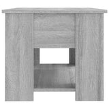 Coffee Table Grey Sonoma 79x49x41 cm Engineered Wood 819276