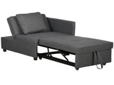 Convertible Single Sofa Bed with Thick Padded Seat, 3-in-1 Multi-Functional Sleeper Chair Bed with T3398P343087