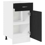 Hanging Cabinet Black Oak 40 x 46 x 81.5 cm Engineered Wood 863247