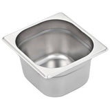 Gastronorm Containers 12 pcs GN 1/6 100 mm Stainless Steel 50907