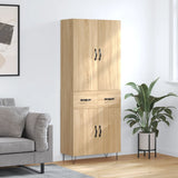 Highboard Sonoma Oak 69.5x34x180 cm Engineered Wood 3198180