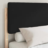 Bed Frame with Upholstered Headboard Black 160 x 200 cm 3398151
