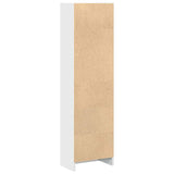 Bookcase High Gloss White 40x24x143 cm Engineered Wood 858304