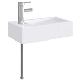 Bathroom Wash Basin Chrome 45.5 x 25.5 x 13 cm Metal 890224