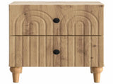 Bedside Cabinet with Drawer 2 pcs Artisan Oak 43 x 34.5 x 48 cm 894084