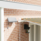 Retractable Awning Green and yellow 600 x 300 cm 3331686
