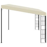 Wall-mounted Gazebo 3x4 m Cream Fabric 47988